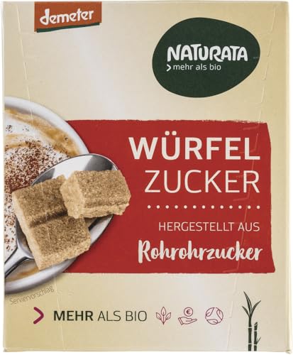 Naturata Bio Würfelzucker aus Rohrohrzucker (2 x 500 gr) von Naturata