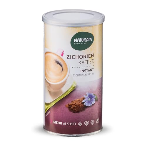 Naturata Zichorien-Kaffee Bio, Instant, Dose 110g | Koffeinfreier Instant-Kaffee | vegan, bio & glutenfrei | Idealer Kaffee-Ersatz | Demeter Qualität | Hergestellt in der Schweiz | Löslicher Kaffee von Naturata