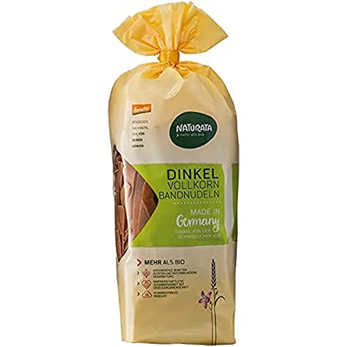 Naturata Demeter Dinkel-Vollkorn-Bandnudeln, 500 g Naturata Demeter Dinkel-Vollkorn-Bandnudeln, 500 g von Naturata