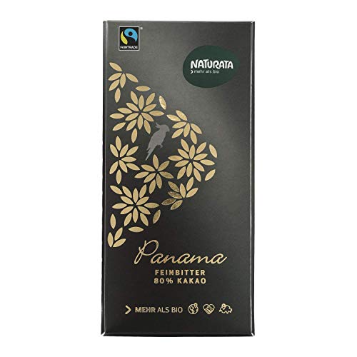 Naturata Edelbitterschokolade mit 80% Kakao aus Panama (100 g) - Bio von Naturata