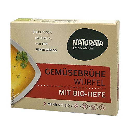Naturata Gemüse-Brühwürfel mit Bio-Hefe - Bio - 6x12g Naturata Gemüse-Brühwürfel mit Bio-Hefe - Bio - 6x12g von Naturata