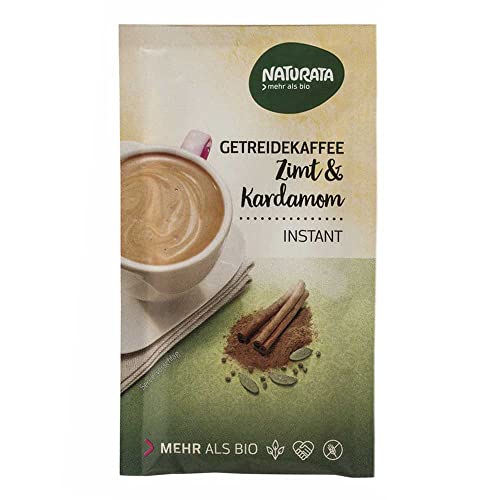 Naturata Getreidekaffee instant - Zimt & Kardamom Portionsbeutel 8g (12er Pack) von Naturata