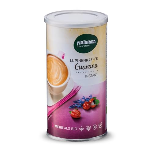 Naturata Lupinen-Kaffee Guarana Bio 150g | Koffeinhaltiger Kaffee-Ersatz mit Guarana | 100% Glutenfreier Instant-Coffee in Bio-Qualität | Hergestellt in der Schweiz | Schonend Geröstet Naturata Lupinen-Kaffee Guarana Bio 150g | Koffeinhaltiger Kaffee-Ersatz mit Guarana | 100% Glutenfreier Instant-Coffee in Bio-Qualität | Hergestellt in der Schweiz | Schonend Geröstet von Naturata