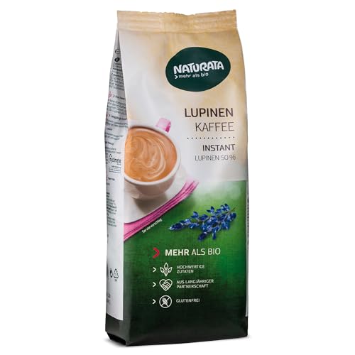 Naturata Lupinen-Kaffee 200g | 100% Koffein- & Glutenfreier Kaffee-Ersatz | Bio-Qualität | Löslicher Kaffee hergestellt in der Schweiz | Schonend Geröstet Naturata Lupinen-Kaffee 200g | 100% Koffein- & Glutenfreier Kaffee-Ersatz | Bio-Qualität | Löslicher Kaffee hergestellt in der Schweiz | Schonend Geröstet von Naturata