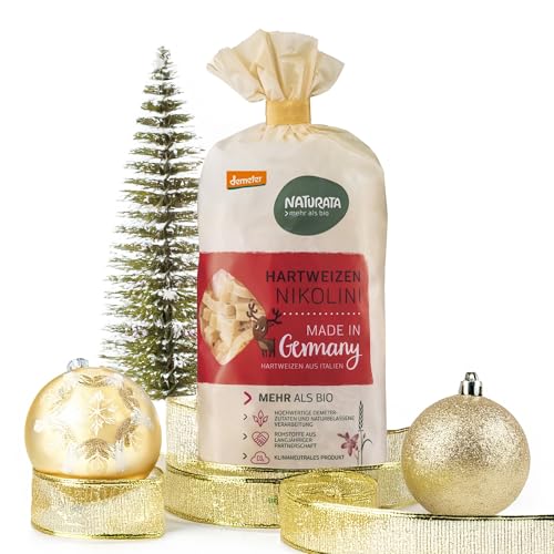 Naturata Weihnachts "Nikolini", 250 g | Helle Bio-Pasta in Weihnachtsmotiven | Demeter-Qualität aus Italien | Weihnachts Geschenk für Kinder & Erwachsene | Festliche Naturata Weihnachts "Nikolini", 250 g | Helle Bio-Pasta in Weihnachtsmotiven | Demeter-Qualität aus Italien | Weihnachts Geschenk für Kinder & Erwachsene | Festliche von Naturata