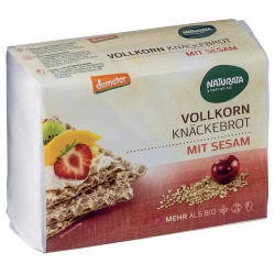 Sesam-Vollkorn-Knäckebrot Sesam-Vollkorn-Knäckebrot von Naturata