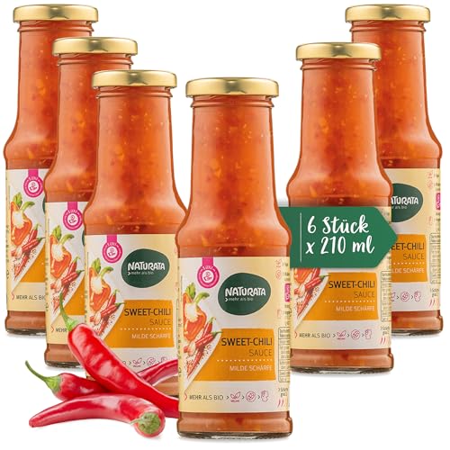 Naturata Bio Sweet Chili Sauce, 6 x 210ml Naturata Bio Sweet Chili Sauce, 6 x 210ml von Naturata