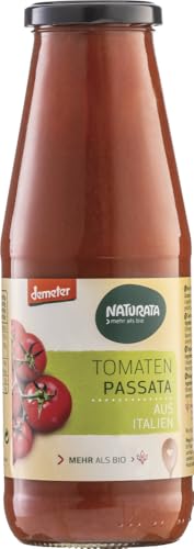 Naturata Tomaten Passata - 12 x 700 g Gläser | Demeter-Qualität aus Italien | Sonnenreif & Frisch Eingekocht | Ideal für Pizza, Pasta & Tomaten-Saucen Naturata Tomaten Passata - 12 x 700 g Gläser | Demeter-Qualität aus Italien | Sonnenreif & Frisch Eingekocht | Ideal für Pizza, Pasta & Tomaten-Saucen von Naturata