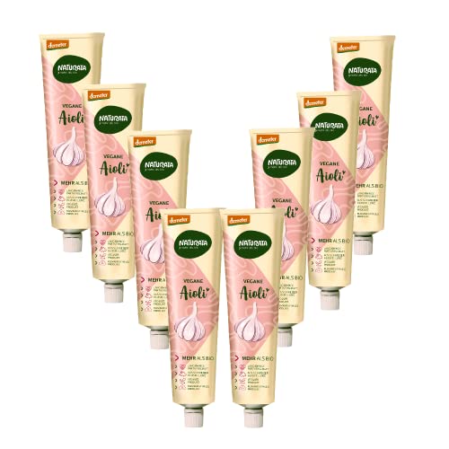 Vegane Aioli in der Tube, 8 x 190 ml von Naturata