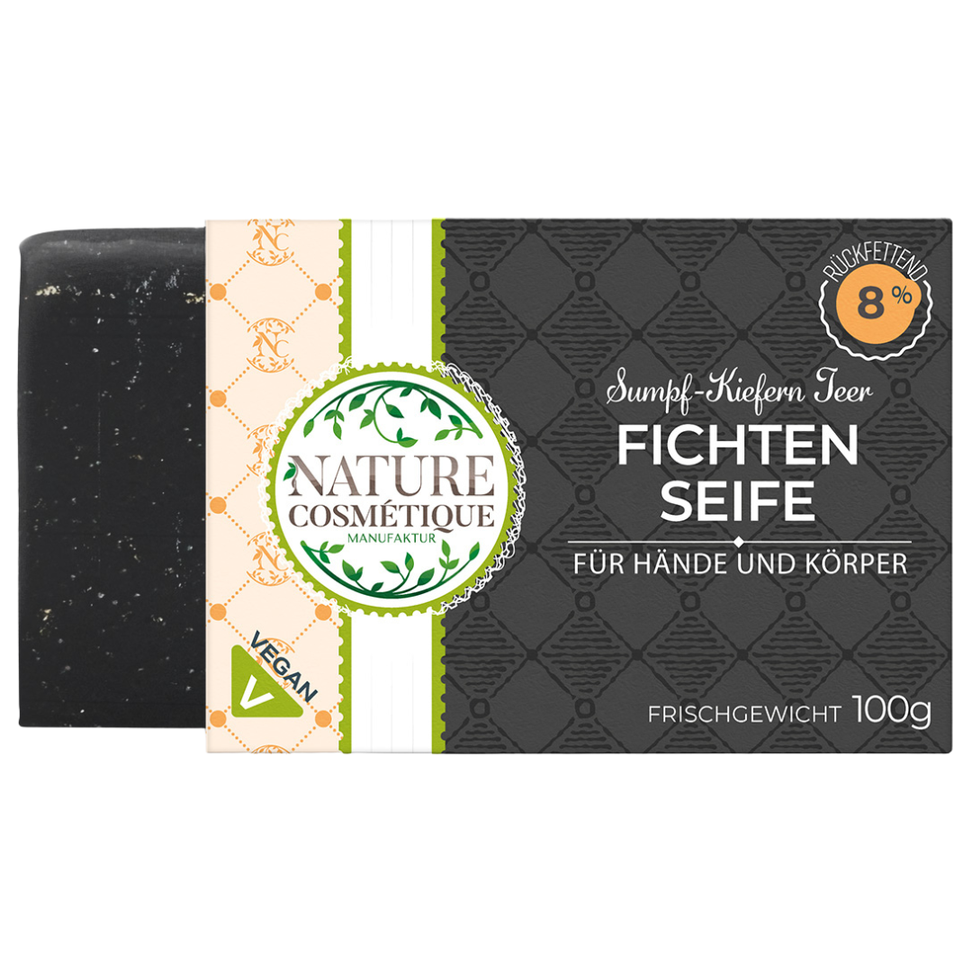 Fichten Seife mit Sumpf-Kiefern Teer Fichten Seife mit Sumpf-Kiefern Teer von Nature Cosmétique