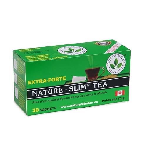 Nature Slim Tea Extra Strength – Schlankmachender Kräutertee mit reinigender Wirkung – Detox-Tee, verbessert die Verdauung und fördert die Gewichtsabnahme – natürliche Inhaltsstoffe (30 Teebeutel) von Nature Slim Tea