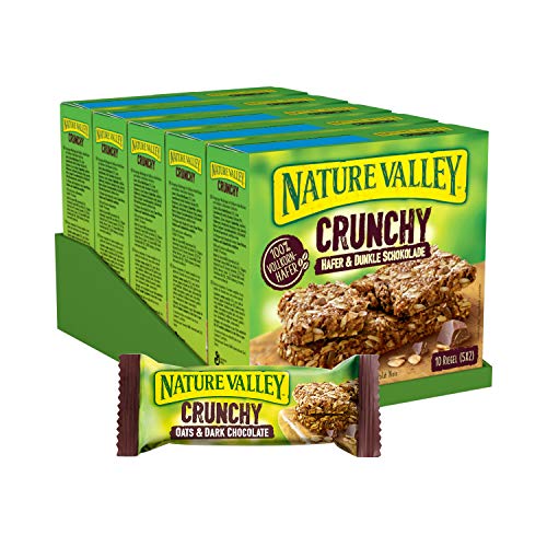 Nature Valley Crunchy Hafer & Dunkle Schokolade, 5er Pack (5 x 210 g) von Nature Valley