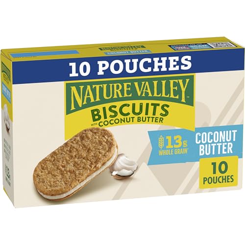 Nature Valley Keks-Sandwiches, Kokosbutter, Snack, Vorteilspack, 10 Stück Nature Valley Keks-Sandwiches, Kokosbutter, Snack, Vorteilspack, 10 Stück von Nature Valley