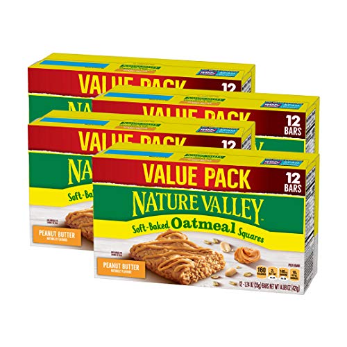 Nature Valley Soft-Baked Oatmeal Squares Peanut Butter, 4Count Nature Valley Soft-Baked Oatmeal Squares Peanut Butter, 4Count von Nature Valley