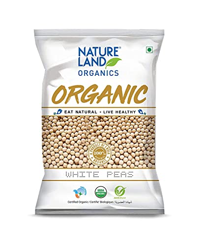 Natureland Organics White Peas 500 Gm - Organic Peas von NatureLand Oragnics