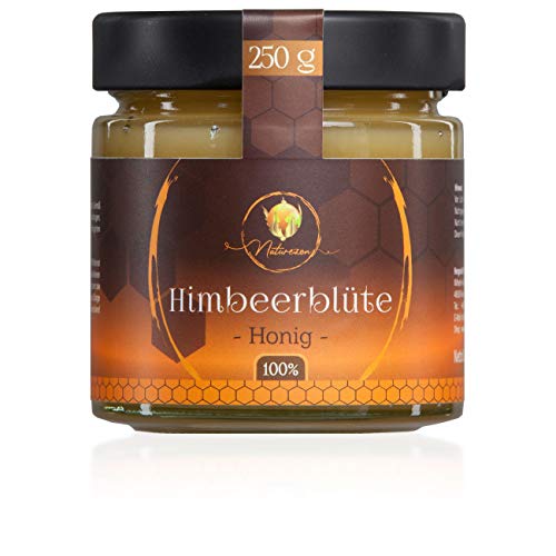 Naturezon® Himbeerblüte Honig - 100% Sorten Honig - keine Mischung - Imker aus Münsterland - 20Jahre Erfahrung (Himbeerblüte, 250g) von Naturezon