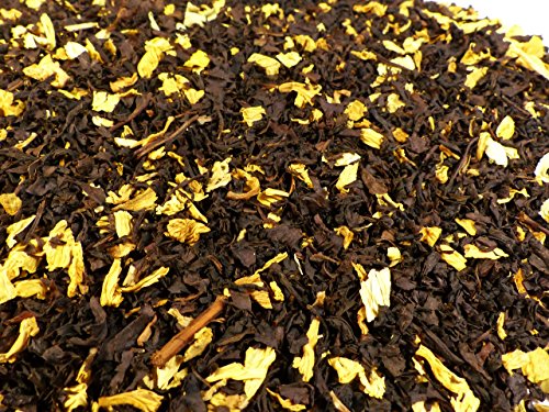 Eierpunsch Schwarzer Tee Naturideen® 100g (Schwarztee mit Eierlikör-Aroma verfeinert, dazu lechtend gelbe Sonnenblumenblüten) von NATURIDEEN