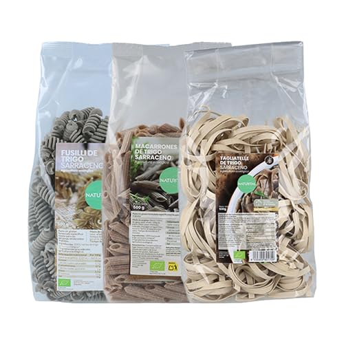 Bio-Buchweizen-Nudelpaket 500g+500g+500g Bio-Buchweizen-Nudelpaket 500g+500g+500g von Naturitas