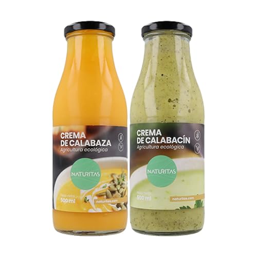 Bio-Kürbis-Zucchini-Creme-Packung 2 Einheiten à 500ml von Naturitas