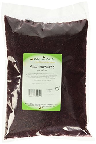 Naturix24 Alkannawurzel gemahlen, 1er Pack (1 x 250 g) von Naturix24