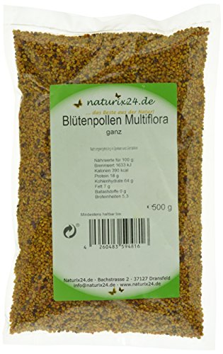 Naturix24 Blütenpollen Multiflora, 1er Pack (1 x 500 g) von Naturix24