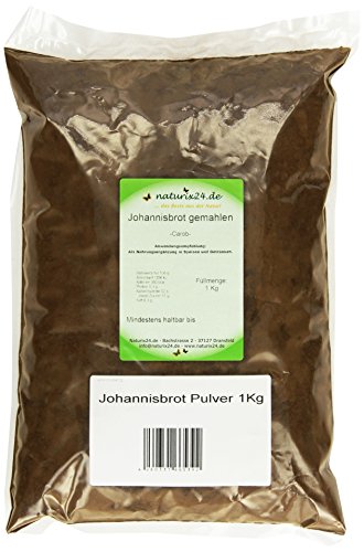 Naturix24 Carobpulver, Johannisbrot gemahlen, 2er Pack (2 x 1 kg) von Naturix24