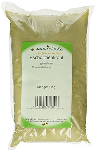 Naturix24 Eschscholtzienkraut Gemahlen, 1er Pack (1 x 1 kg) von Naturix24