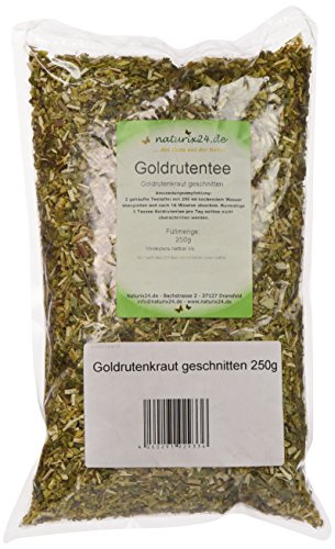 Naturix24 Goldrutentee, Goldrutenkraut geschnitten, 1er Pack (1 x 250 g) von Naturix24