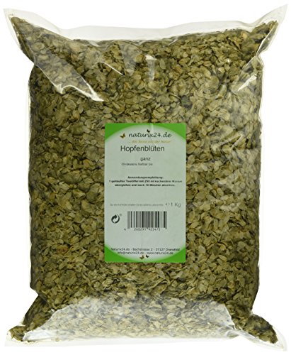 Naturix24 Hopfenblüten ganz - Beutel, 1er Pack (1 x 1 kg) von Naturix24