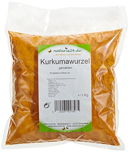 Naturix24 Kurkuma gemahlen, 1er Pack (1 x 1 kg) von Naturix24