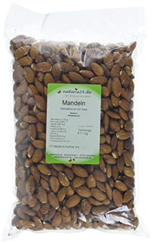 Naturix24 Mandelkerne, mandeln ohne Schale ganz, 1er Pack (1 x 1 kg) von Naturix24