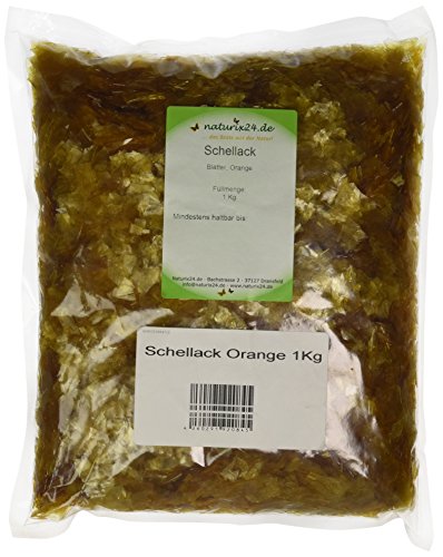 Naturix24 Schellack Orange – Aromaschutzbeutel, 1er Pack (1 x 1 kg) von Naturix24