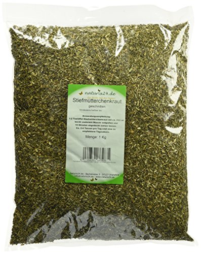 Naturix24 Stiefmütterchentee, Stiefmütterchenkraut geschnitten – Beutel, 1er Pack (1 x 1 kg) von Naturix24