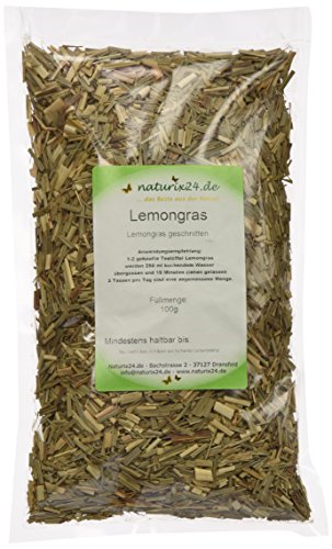 Naturix24 Zitronengras, Lemongras geschnitten, 8er Pack (8 x 100 g) von Naturix24