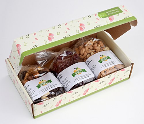 Naturkost Schulz - Knabber Box, 750g pures Knabbervergnügen in einem wunderschönen Geschenkkarton Naturkost Schulz - Knabber Box, 750g pures Knabbervergnügen in einem wunderschönen Geschenkkarton von Naturkost Schulz