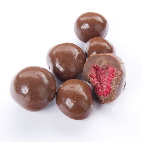 Naturkost Schulz - Schokolierte Himbeeren - gefriergetrocknete Früchte mit feiner Vollmilchschokolade - 1000g von Naturkost Schulz