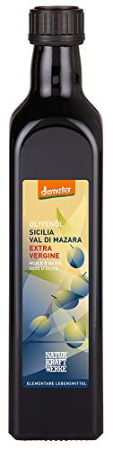 Olivenöl Sicilia Val di Mazara Demeter 500 ml - Komposition aus den traditionellen sizilianischen Olivensorten Nocellara de Belice und Biancolilla von NaturKraftWerke
