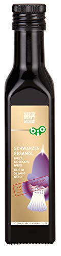 Schwarzes Sesamöl nativ, BIO/kbA, 250 ml von NaturKraftWerke