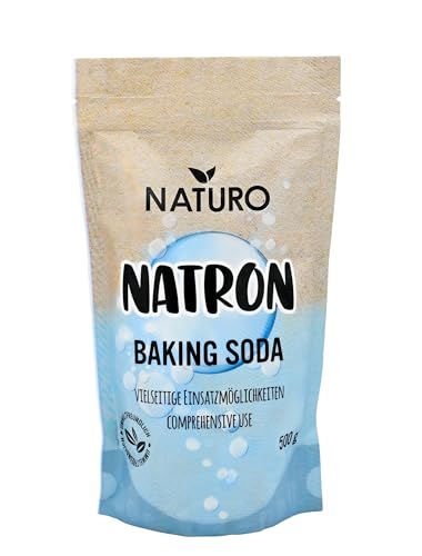 Naturo|Natron Pulver 500g – Vielseitig für Reinigung, Haushalt und Küche – Umweltfreundlich, Hautfreundlich & Ungiftig – Natron Pulver zum Putzen, Backpulver, Waschsoda – Natrium für nachhaltiges Put Naturo|Natron Pulver 500g – Vielseitig für Reinigung, Haushalt und Küche – Umweltfreundlich, Hautfreundlich & Ungiftig – Natron Pulver zum Putzen, Backpulver, Waschsoda – Natrium für nachhaltiges Put von Naturo