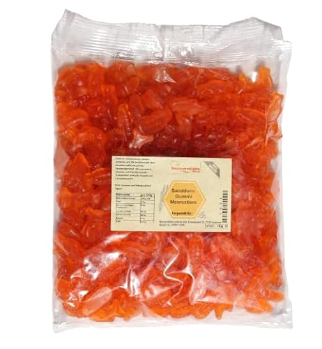 1kg Sanddorn Gummitiere Meerestiere 1kg Sanddorn Gummitiere Meerestiere von Naturprodukte-MV