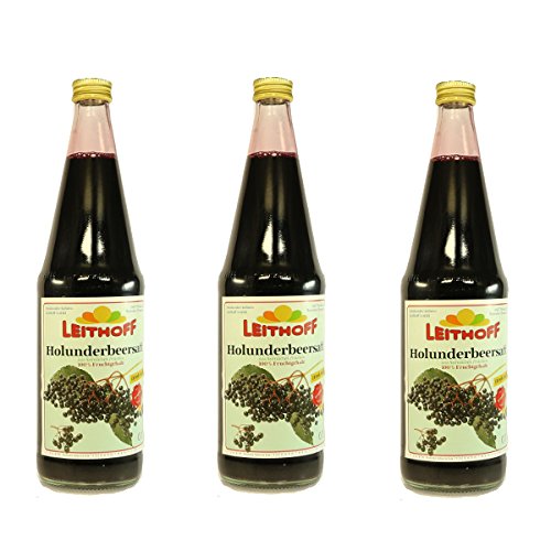 3 Flaschen 100%iger Holundersaft á 0,7 Liter Direktsaft 3 Flaschen 100%iger Holundersaft á 0,7 Liter Direktsaft von Naturprodukte-MV