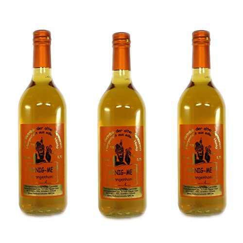 3 Flaschen Met Orangenhonig á 0,75 Liter 10% vol. Honigwein 3 Flaschen Met Orangenhonig á 0,75 Liter 10% vol. Honigwein von Naturprodukte-MV