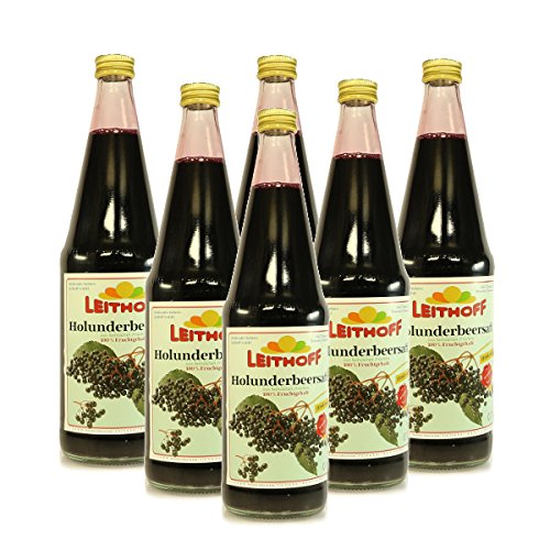 6 Flaschen 100%iger Holundersaft á 0,7 Liter Direktsaft 6 Flaschen 100%iger Holundersaft á 0,7 Liter Direktsaft von Naturprodukte-MV