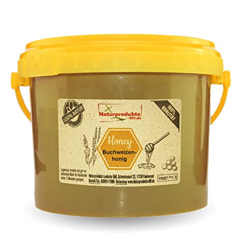 Buchweizenhonig (2,5kg Eimer) Buchweizen Honig von Naturprodukte-MV