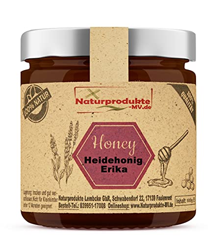 Heidehonig (Erika) Spanien (500g) Heide Honig von Naturprodukte-MV