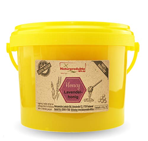 Lavendelhonig (2,5kg) Stoechas Spanien Lavendel Honig von Naturprodukte-MV