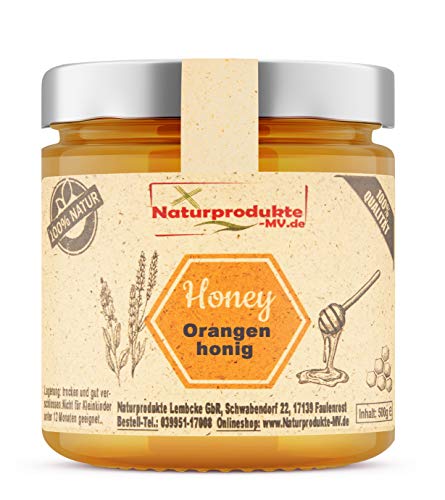 Orangenhonig (500g) Orangen Honig von Naturprodukte-MV