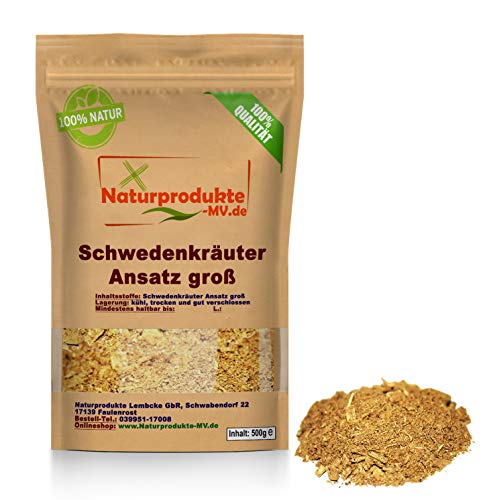 Schwedenkräuter Ansatz Groß (500g) Schweden Kräuter Ansatzkräuter von Naturprodukte-MV