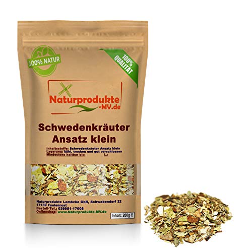 Schwedenkräuter Ansatz klein 200g von Naturprodukte-MV