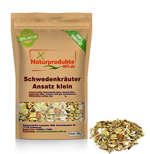 Schwedenkräuter Ansatz klein 500g von Naturprodukte-MV